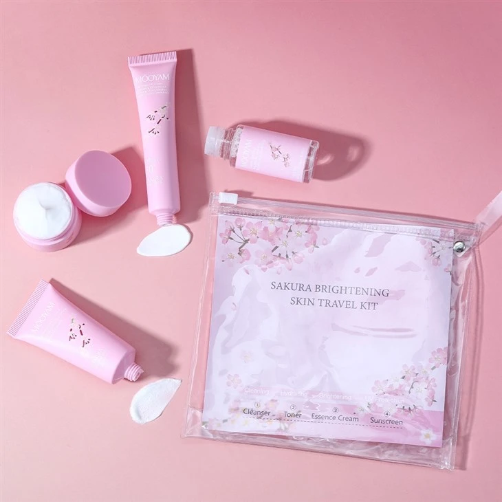 Sakura Brightening Skin Travel Kit